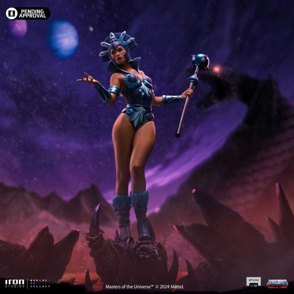 Estatuilla Masters of the Universe 1 10 Scale Evil-Lyn Variante de color 28 cm