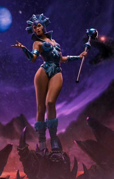 Estatuilla Masters of the Universe 1 10 Scale Evil-Lyn Variante de color 28 cm