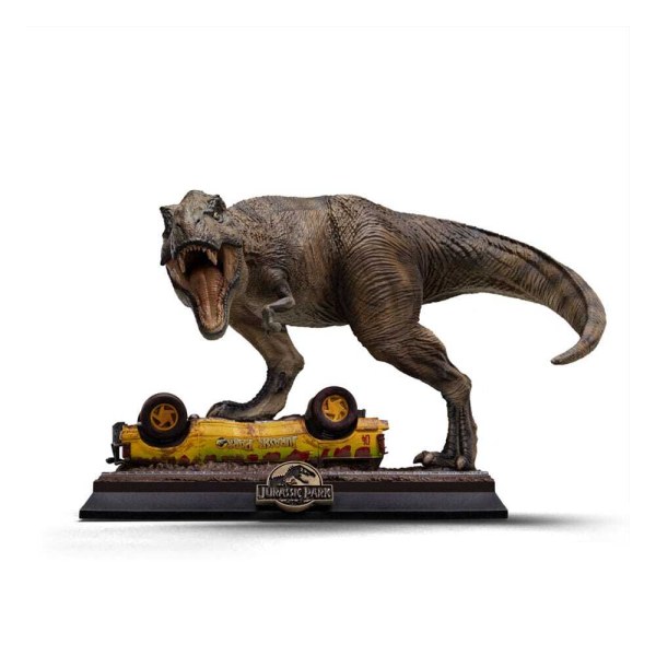 Estatuilla de Jurassic Park Icons T-Rex Attack de 15 cm