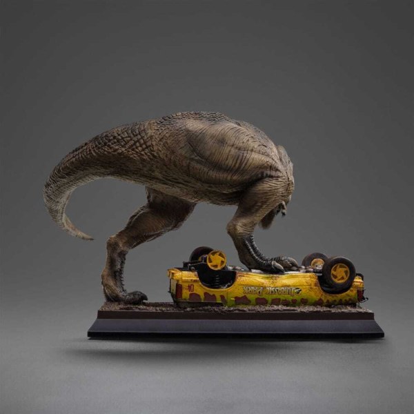 Estatuilla de Jurassic Park Icons T-Rex Attack de 15 cm