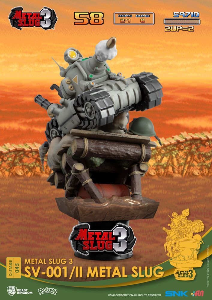 Diorama de Metal Slug PVC D-Stage SV-001/II Metal Slug 16 cm