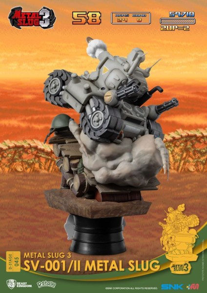Diorama de Metal Slug PVC D-Stage SV-001/II Metal Slug 16 cm