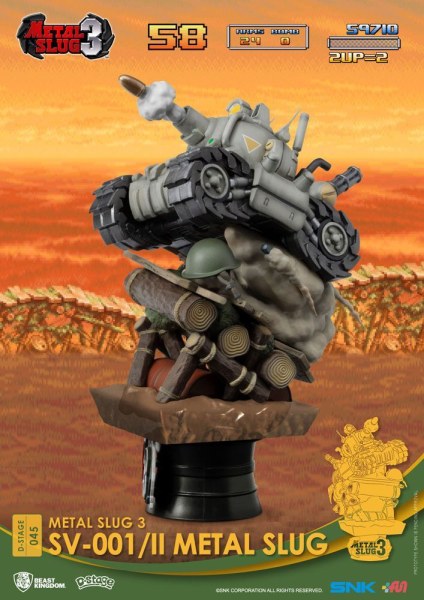Diorama de Metal Slug PVC D-Stage SV-001/II Metal Slug 16 cm