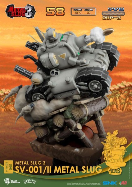 Diorama de Metal Slug PVC D-Stage SV-001/II Metal Slug 16 cm