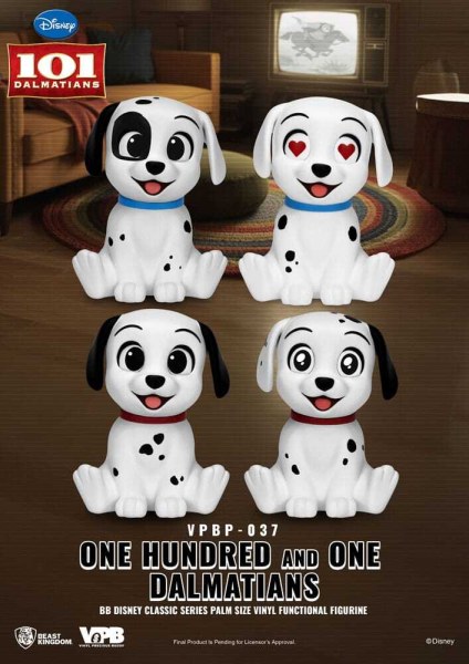 Disney: Hucha clásica de 101 dálmatas (lote de 4) 12 cm