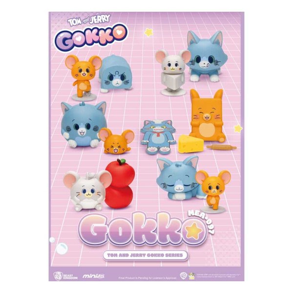Surtido de Figuras de Tom Y Jerry en caja sorpresa de la serie Gokko ( 6)