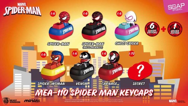 Surtido de figuras de Spider Man Mini Egg Attack Blind Box teclas 5 cm (6)