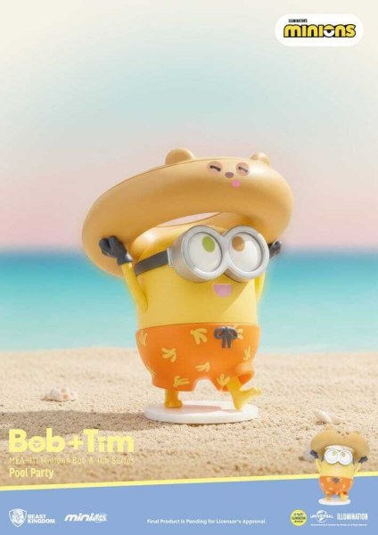 Surtido de figuras Minions Mini Egg Attack Caja Sorpresa Minions serie bob & tim 9 cm (6)