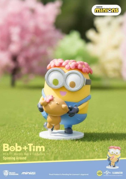 Surtido de figuras Minions Mini Egg Attack Caja Sorpresa Minions serie bob & tim 9 cm (6)