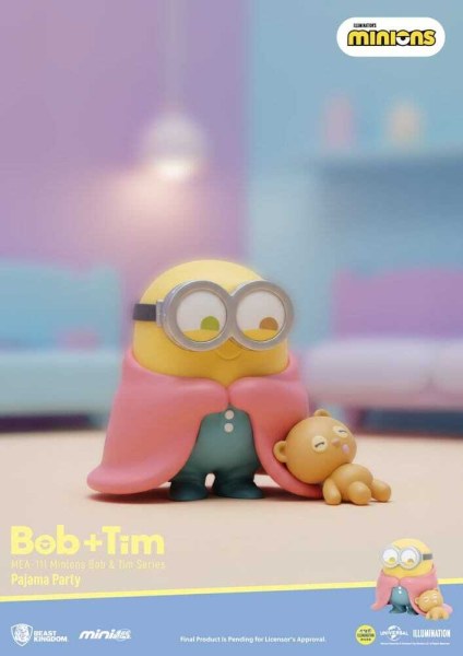 Surtido de figuras Minions Mini Egg Attack Caja Sorpresa Minions serie bob & tim 9 cm (6)