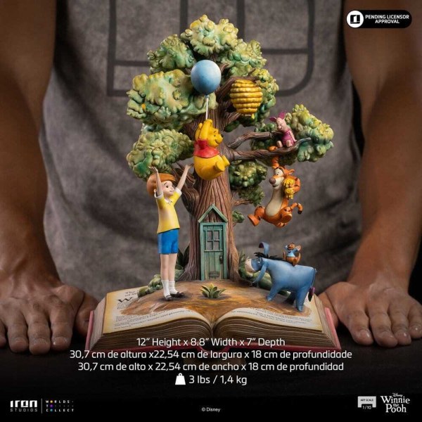 Art Scale Deluxe Winnie the Pooh y Amigos (100.º aniversario) 31 cm - Iron Studios Disney Classics