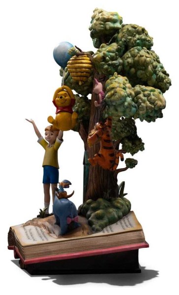 Art Scale Deluxe Winnie the Pooh y Amigos (100.º aniversario) 31 cm - Iron Studios Disney Classics