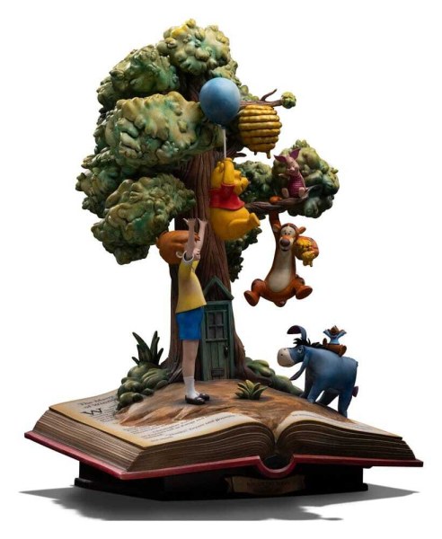 Art Scale Deluxe Winnie the Pooh y Amigos (100.º aniversario) 31 cm - Iron Studios Disney Classics