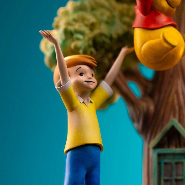 Art Scale Deluxe Winnie the Pooh y Amigos (100.º aniversario) 31 cm - Iron Studios Disney Classics