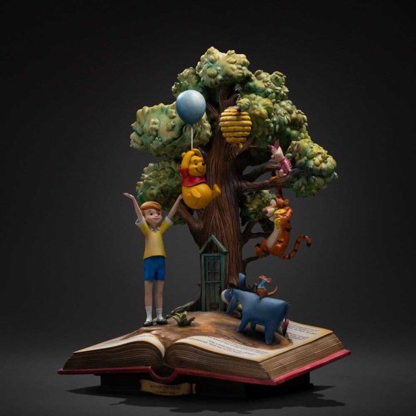 Art Scale Deluxe Winnie the Pooh y Amigos (100.º aniversario) 31 cm - Iron Studios Disney Classics