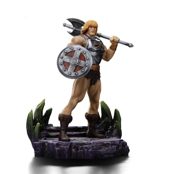 Estatuilla Masters of the Universe 1 10 Scale He-Man Battle Armor Version 23 cm
