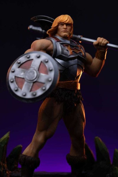 Estatuilla Masters of the Universe 1 10 Scale He-Man Battle Armor Version 23 cm