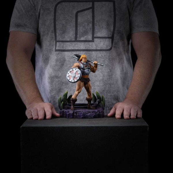 Estatuilla Masters of the Universe 1 10 Scale He-Man Battle Armor Version 23 cm