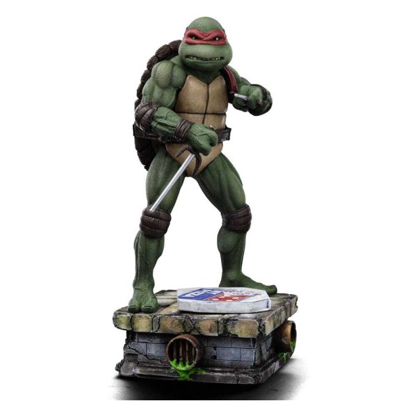 Estatua de las Tortugas Ninja Adolescentes Mutantes a escala 1 de Art Scale Raphael, 21 cm