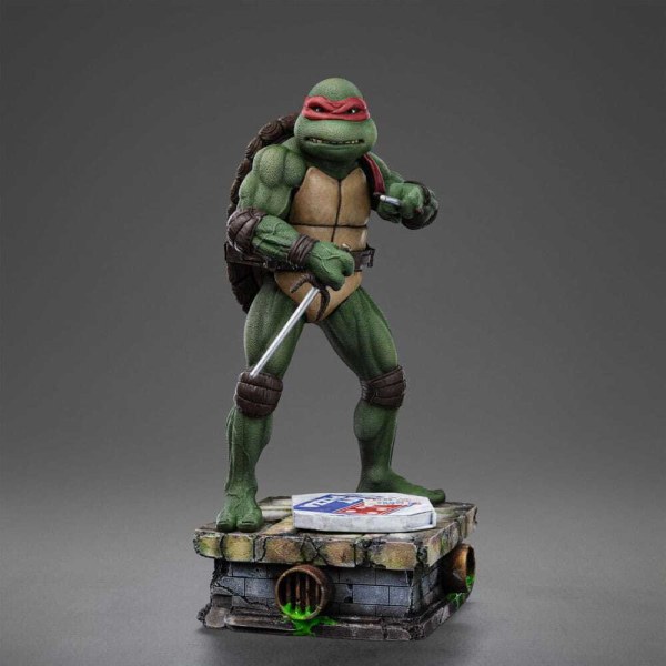 Estatua de las Tortugas Ninja Adolescentes Mutantes a escala 1 de Art Scale Raphael, 21 cm