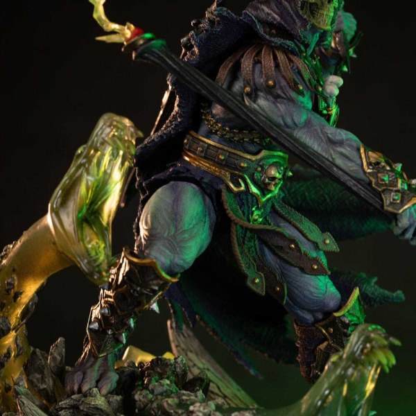 Figurita Maestros del Universo 1/10 Art Scale Deluxe Skeletor Desatado 23 cm