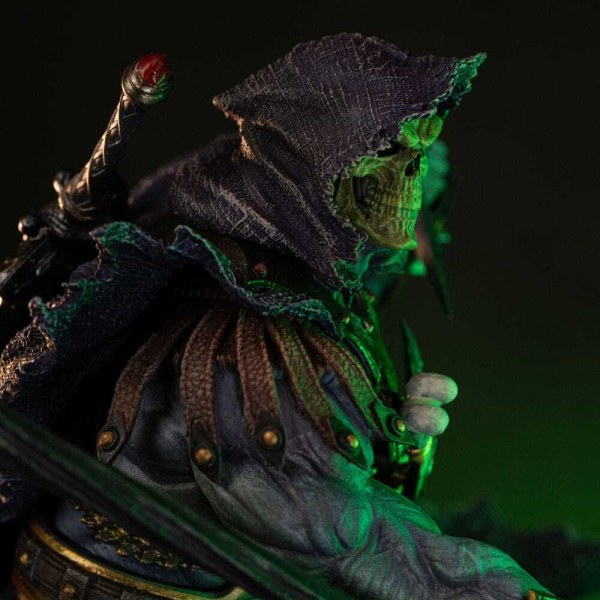 Figurita Maestros del Universo 1/10 Art Scale Deluxe Skeletor Desatado 23 cm