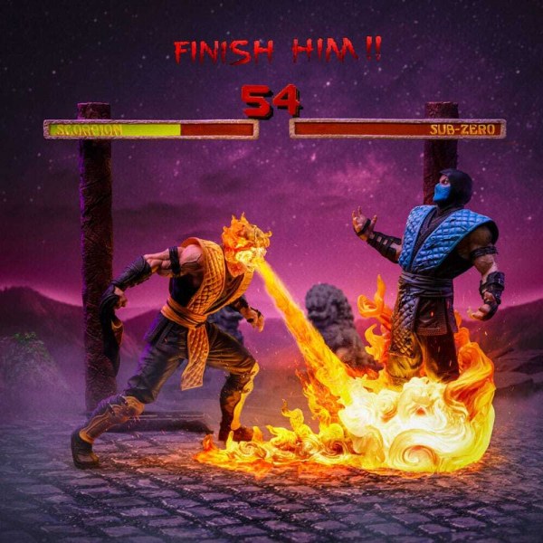 Estatuilla de Mortal Kombat 1 10 Art Scale Scorpion Fatality 27 cm