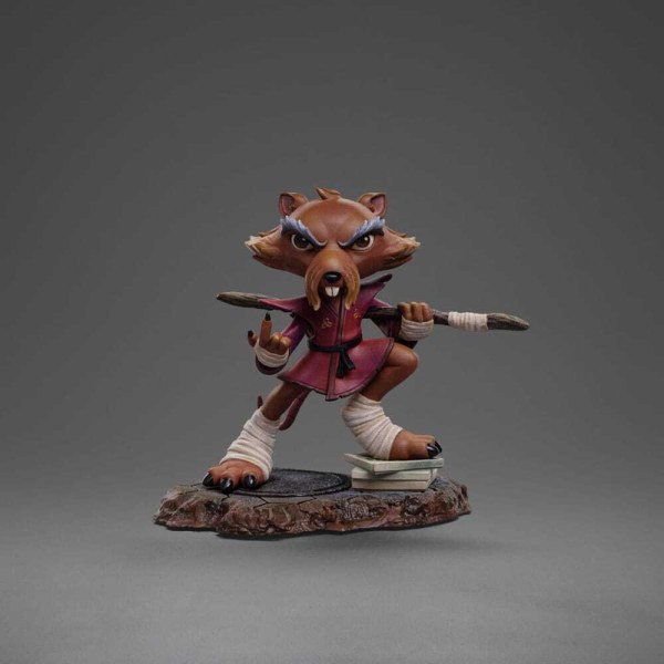 Figura Mini Co. Master Splinter Comics 12 cm - Iron Studios Tortugas Ninja