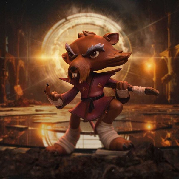 Figura Mini Co. Master Splinter Comics 12 cm - Iron Studios Tortugas Ninja