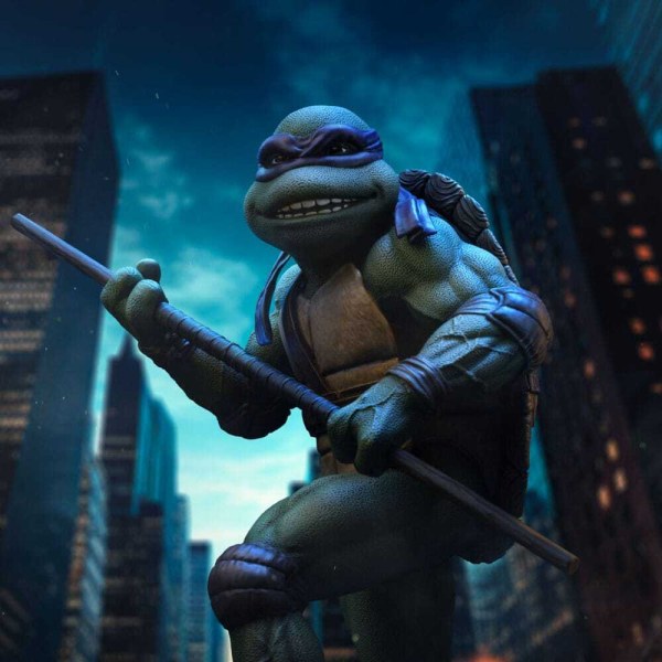 Estatua de las Tortugas Ninja a escala 1:10 de Donatello, 18 cm