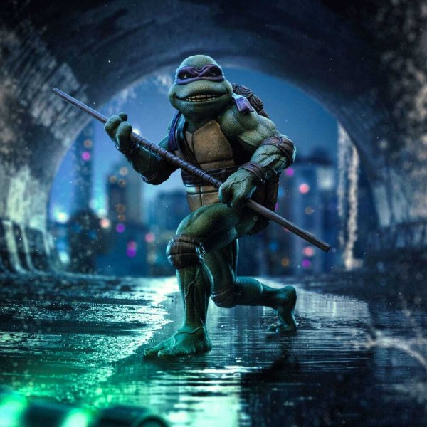 Estatua de las Tortugas Ninja a escala 1:10 de Donatello, 18 cm