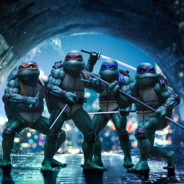 Estatua de las Tortugas Ninja a escala 1:10 de Donatello, 18 cm