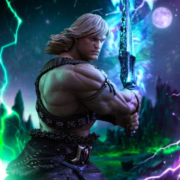 Figurita Maestros del Universo 1/10 Art Scale Deluxe He-Man Desatado 34 cm
