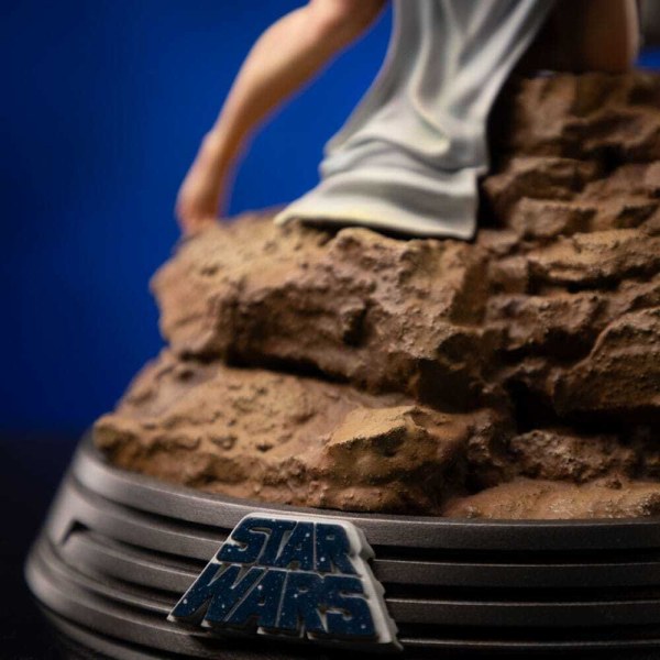 Estatuilla de Star Wars 1:10 Deluxe Art Scale Luke y Leia 41 cm