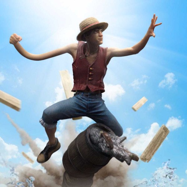 Estatuilla de One Piece 1:10 Scale Luffy 23 cm