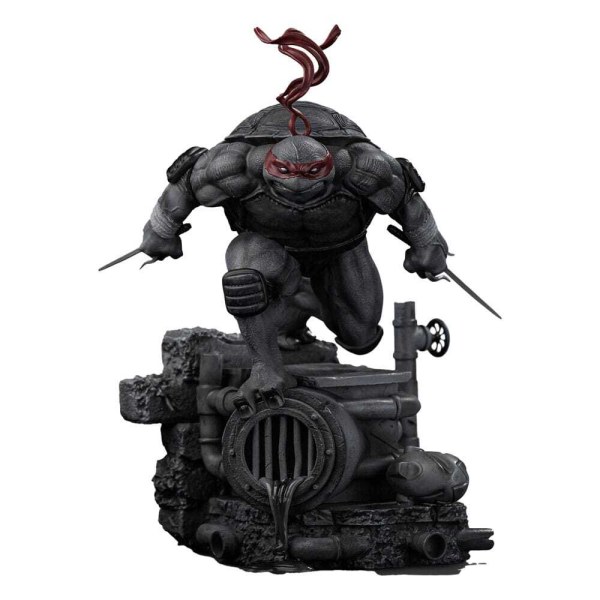 Estatuilla de las 1:10 Scale Raphael Variante Blanco y Negro 26 cm