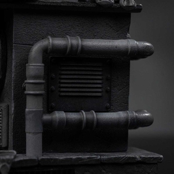 Estatuilla de las 1:10 Scale Michelangelo Variante Blanco y Negro 26 cm