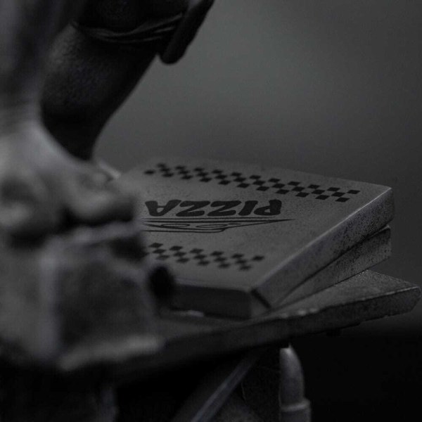 Estatuilla de las 1:10 Scale Michelangelo Variante Blanco y Negro 26 cm