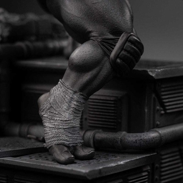 Estatuilla de las 1/10 Scale Donatello Variante Blanco y Negro 26 cm