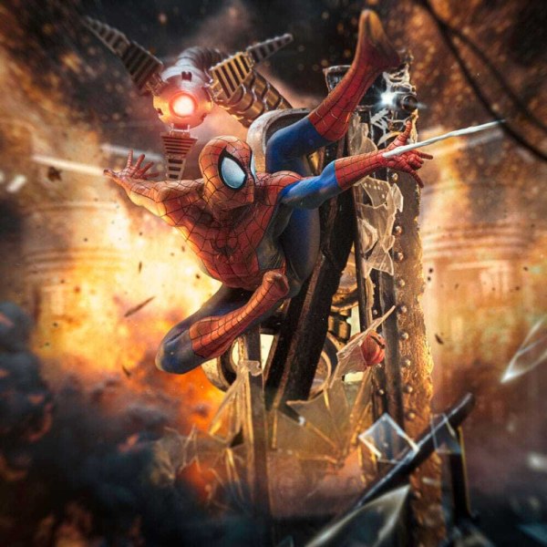 Estatuilla de Hombre Araña 1:10 Art Scale Hombre Araña 10º Aniversario 29 cm