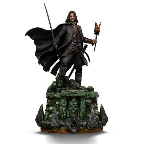 Estatua de Aragorn Desatado a escala 1/10 de El Señor de los Anillos, 31 cm