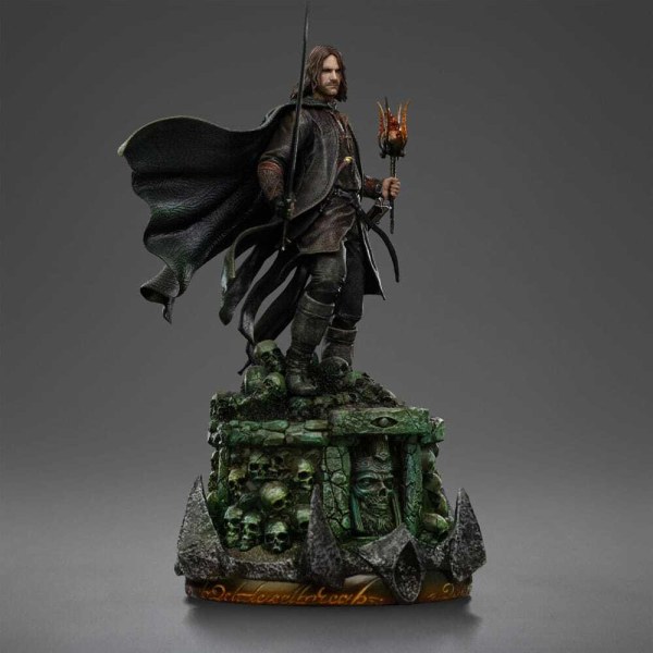 Estatua de Aragorn Desatado a escala 1/10 de El Señor de los Anillos, 31 cm
