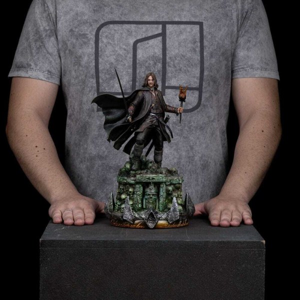 Estatua de Aragorn Desatado a escala 1/10 de El Señor de los Anillos, 31 cm