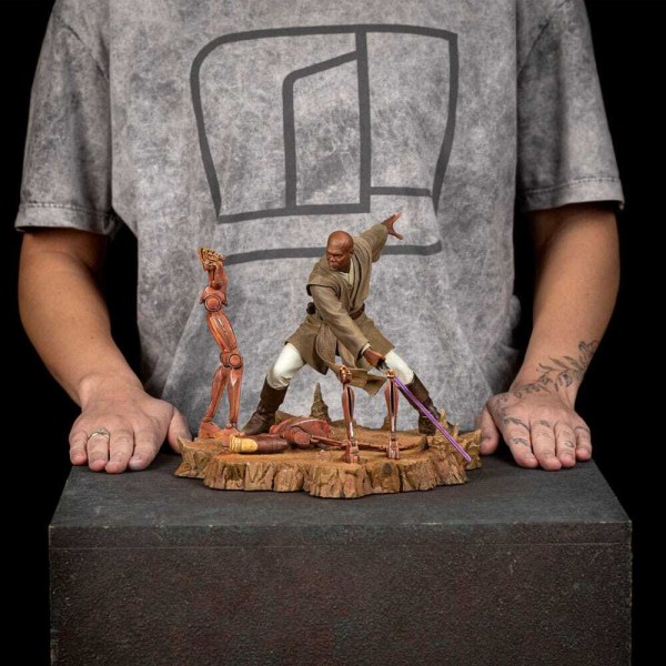 Estatuilla de Star Wars 1/10 Art Scale Mace Windu 18 cm