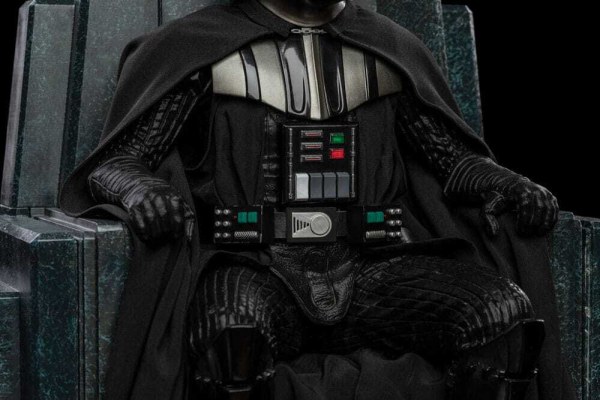 Estatuilla de Star Wars 1/10 Art Scale Darth Vader en Trono 18 cm