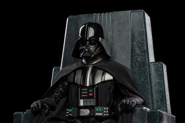Estatuilla de Star Wars 1/10 Art Scale Darth Vader en Trono 18 cm