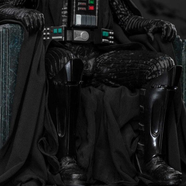 Estatuilla de Star Wars 1/10 Art Scale Darth Vader en Trono 18 cm