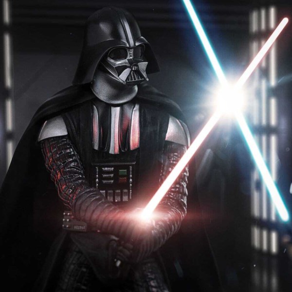 Estatuilla de Star Wars 1/10 Art Scale Darth Vader Vs Obi-Wan Kenobi (Exclusivo CCXP 2025) 24 cm