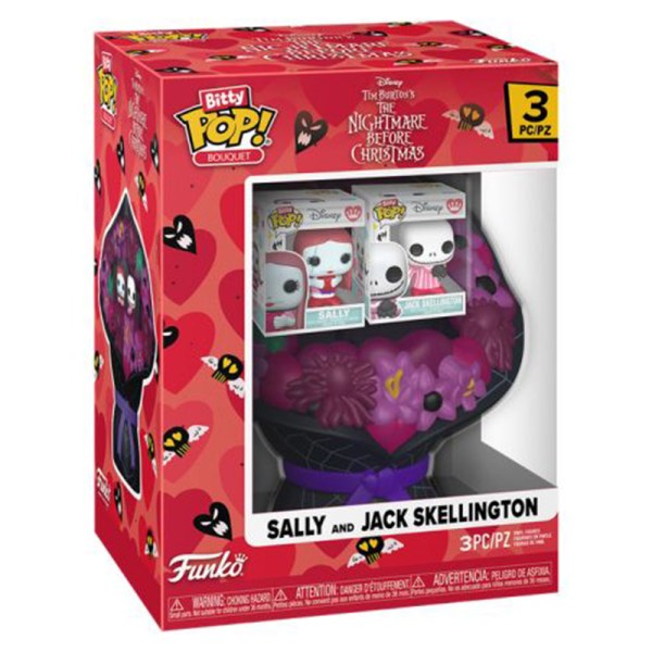 Bitty Pop Ramo de San Valentín Jack Y Sally - Disney Pesadilla antes Navidad