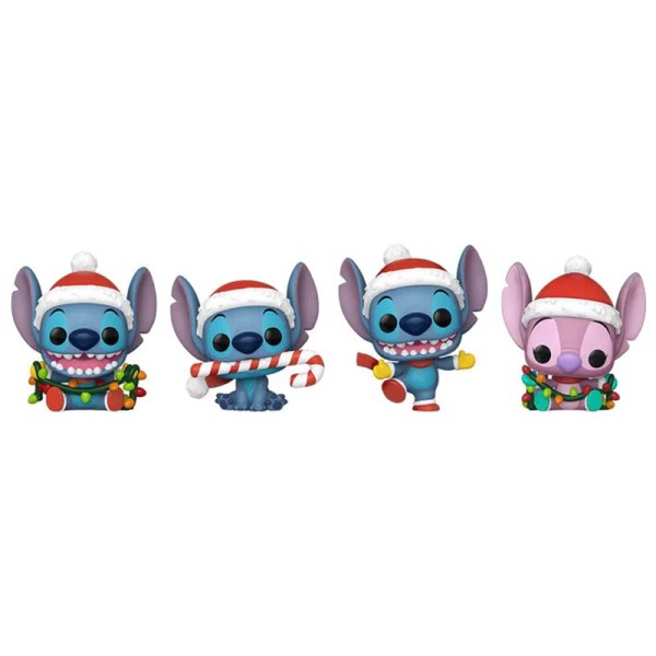 Pack árbol de Navidad 4 Pocket Pop Stitch - Disney Lilo & Stitch